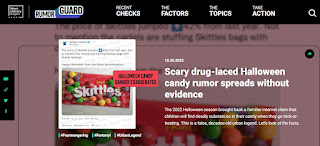 Scary drug-laced Halloween candy rumor spreads without evidence