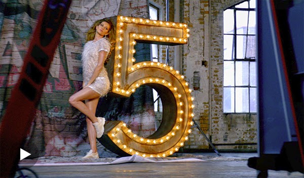 Fragrância Chanel Nº 5 Gisele Bündchen