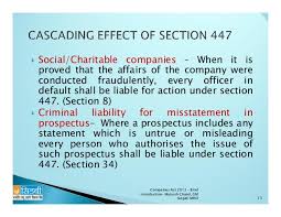 Frauds and mismanagement in charity companies in India under Companies Act 2013