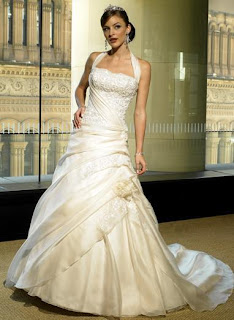 Halter Wedding Dress 