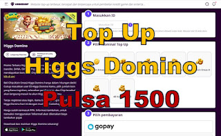 Top Up Higgs Domino Pulsa 1500