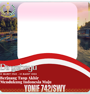 Twibbon HUT YONIF 742/SWY 2025: Rayakan dengan Gaya Kekinian, Bro!