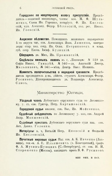 Адрес календарь Справочная книжка Полтавской губернии 1904 год