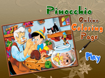 Chơi Game Tô màu Pinocchio