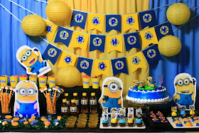 Despicable Me Minions Themed Birthday Party