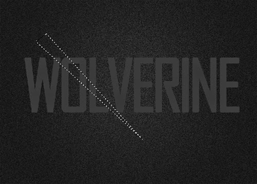 Photoshop Tutorial  : Wolverine Text Effect