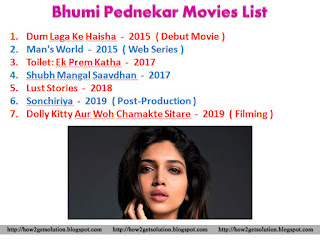 bhumi pednekar, movies, list, 2821139, toilet: ek prem katha, dam laga ke haisha, shubh mangal saavdhan, lust stories, photo