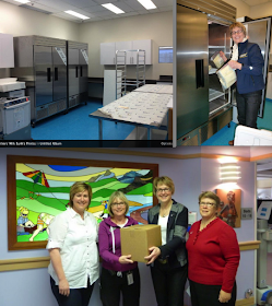 Moving equipment into a room at the Calgary milk bank; the first bags of donated milk at the milk bank; first box of donated human milk delivered to a hospital.