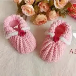 Zapatillas de Bebé a Crochet