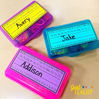 Simple Student Nameplates