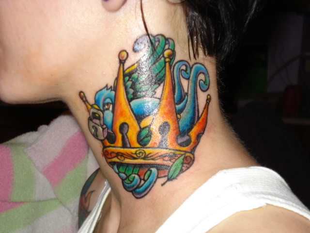 The last of my Neck Tattoos For Girls is just awesome to be honest I loved 