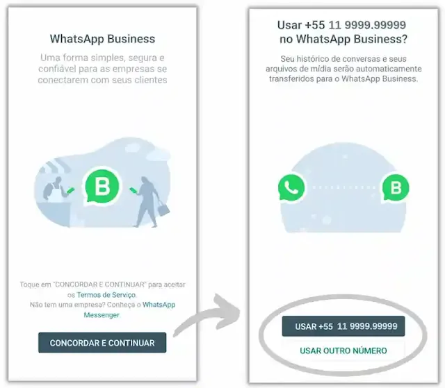 Instalação Whatsapp Business 1