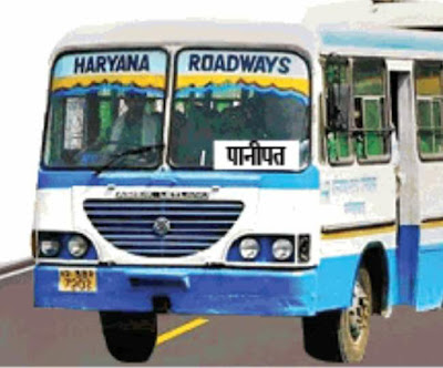 Roadways bus brakes fail at Panipat toll: The driver took the divider to the empty line by jumping, 80 passengers were aboard