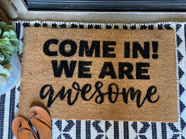 first 15" silhouette cameo plus cut, blank doormat, first silhouette CAMEO 4 plus project, 15" Silhouette CAMEO Plus, Heat Transfer Vinyl