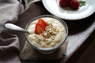 Strawberry yogurt dessert