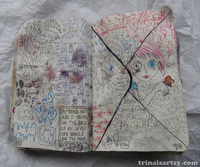 Wreck this Journal -  Doodle on the back of this envelope