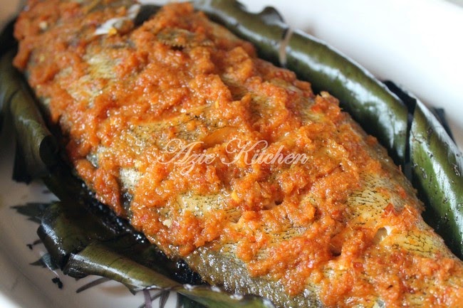 Ikan Kerapu Bakar Berempah Sedap - Azie Kitchen