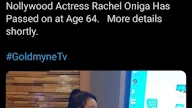Rachel Oniga Dead - Ssorlmb5qfzaem : Rachel oniga is a nigerian film actress.