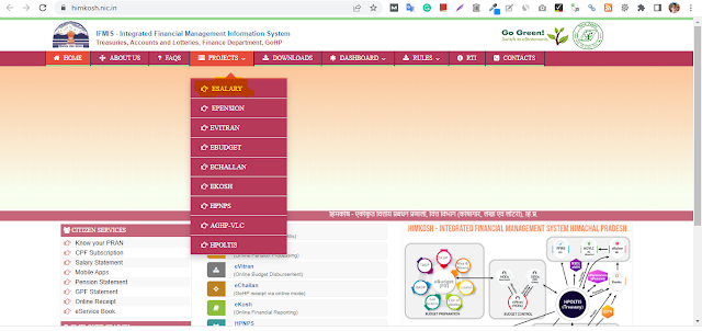 Himachal Pradesh Employee Pay Slip download