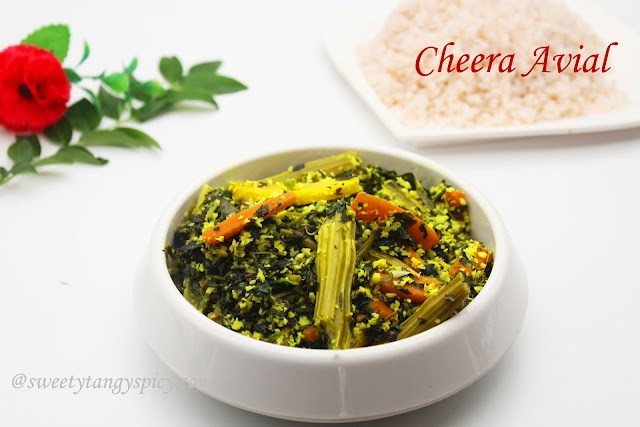 Cheera Avial - Kerala Style Spinach Avial