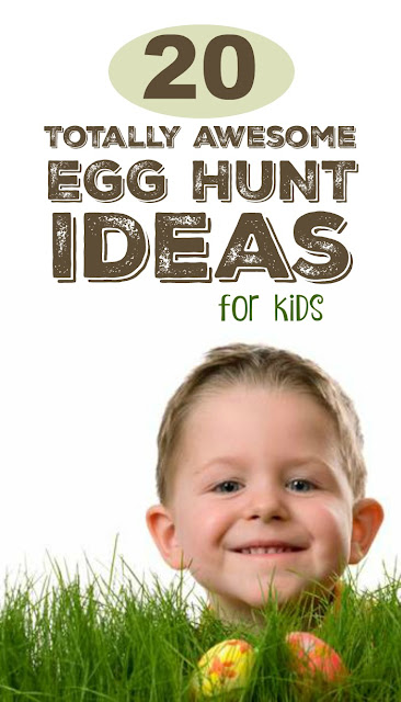 Easter egg hunt ideas for kids- these are AWESOME!
