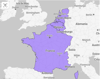 Map of Western Europe