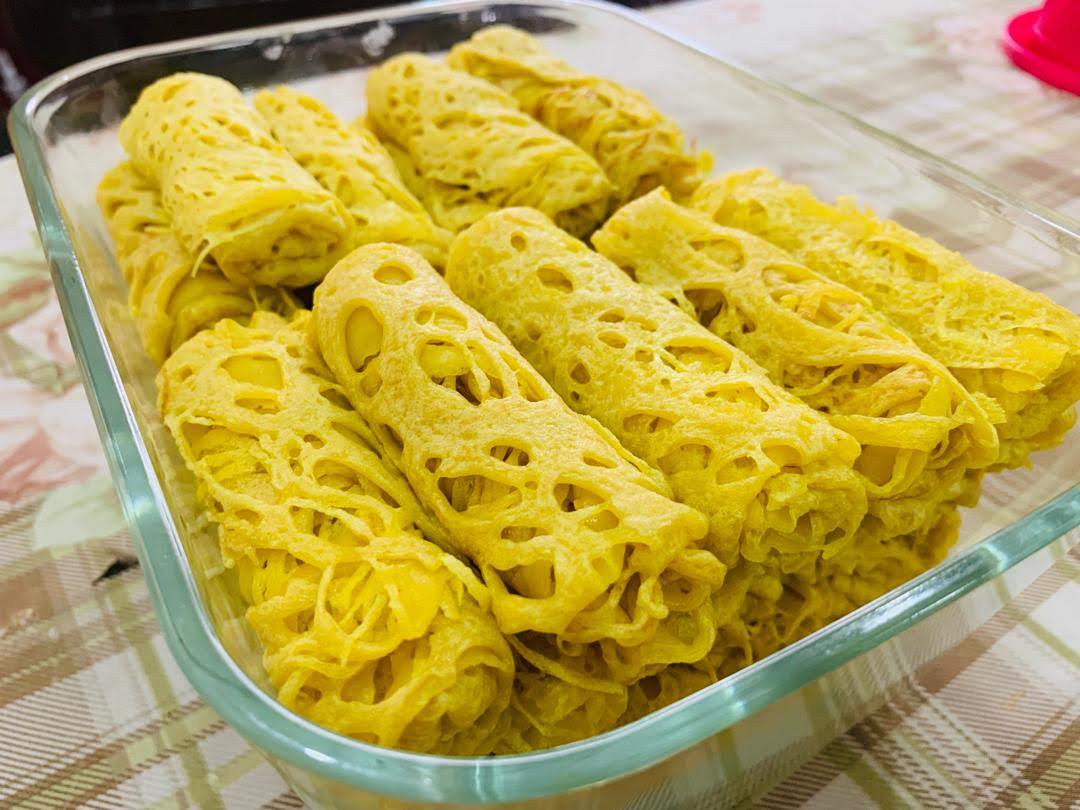 Cara Mudah Buat Roti Jala Yang kekal Lembut dan Kari Ayam 