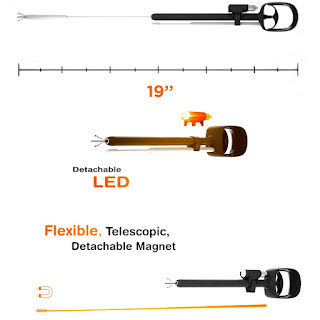 ODii Telescopic Magnetic Pickup Grabber Tool, The Grab It Gadget Where NO Grabbing Tool Can Do IT