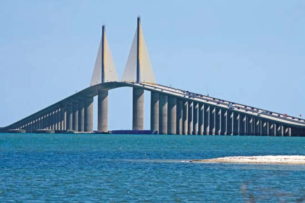 Sunshine Skyway Bridge in Florida