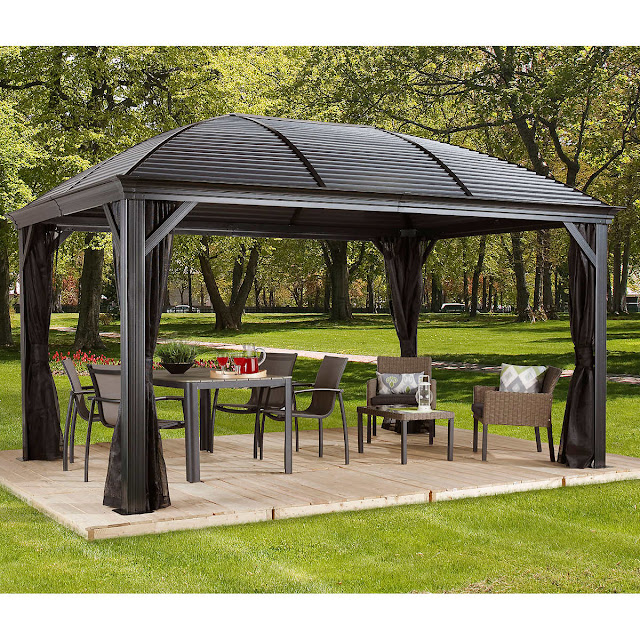  Anda mungkin masih sedikit gundah dengan sebuah gazebo yang biasa Anda lihat di beberapa 24 Desain Model Gazebo Minimalis