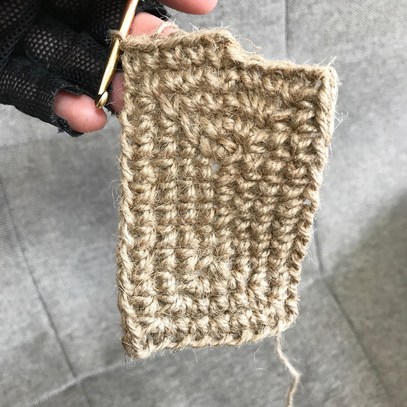 かぎ針編みで編む長方形の編み方 編み図 きゃろりずむ