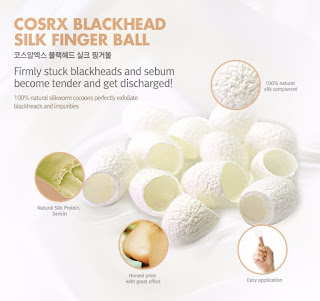 COSRX Blackhead Silk Finger Ball, jual COSRX Blackhead Silk Finger Ball, harga COSRX Blackhead Silk Finger Ball, cara pakai COSRX Blackhead Silk Finger Ball, kegunaan COSRX Blackhead Silk Finger Ball, fungsi COSRX Blackhead Silk Finger Ball, penghilang komedo, jual penghilang komedo, cara membersihkan komedo, cara menghilangkan komedo, chibis etude house korea, chibs prome