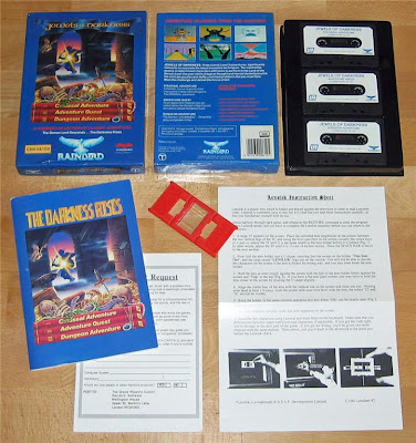 Level 9 Jewels of Darkness C64 box