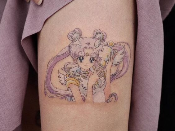 Inspiração: Tatuagens fofas para fãs de Sailor Moon!