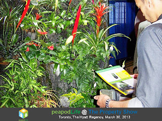 PeapodLife's EcoSystem at The Property Show, Toronto, 2013, photo by Olga Goubar