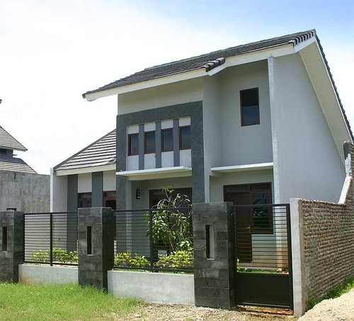 Teras Rumah Minimalis Batu Alam