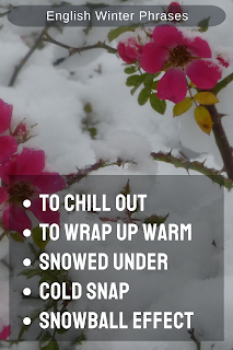 List of phrases describing winter conditions