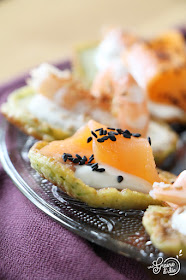 Blinis Apéro de Courgettes au Lait d'Amande Grillée