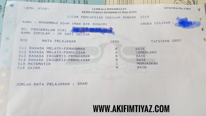 Iman Dapat 1A 4B 1C UPSR 2019