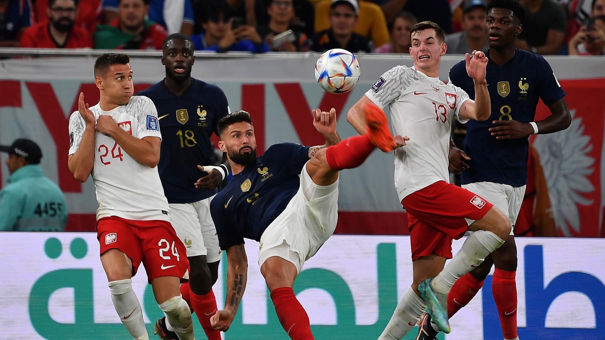 Qatar 2022: Francia superó a Polonia y avanzó a cuartos de final