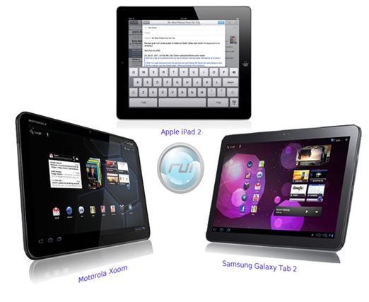 ipad 2 vs motorola xoom vs galaxy tab 2