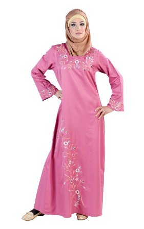 Rose-Pink-Abaya