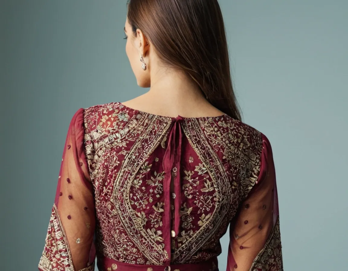 Modern Blouse Back Design