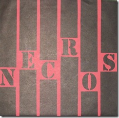 necros - necros [7''] (1981) front