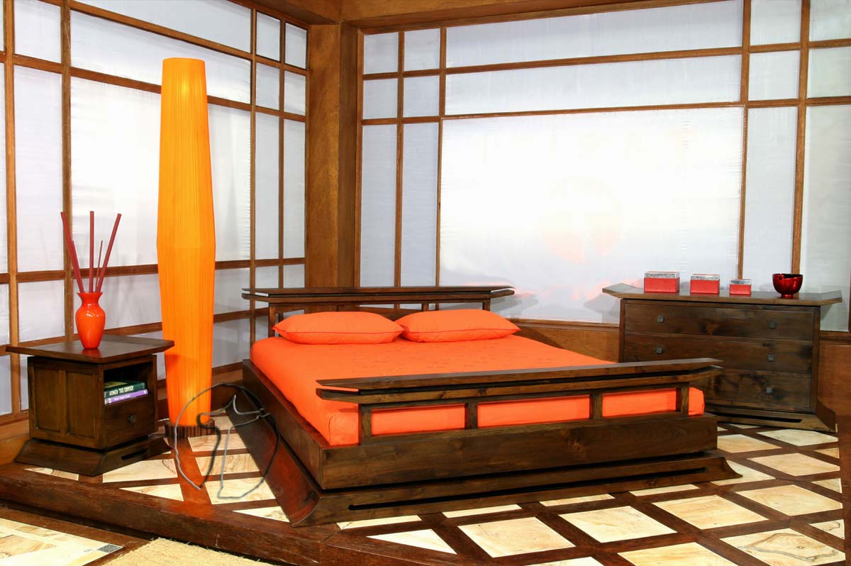 Wooden bedroom furniture designs.