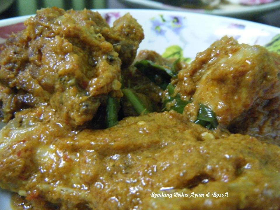 Resepi Rendang Ayam Pedas Sedap - Pewarna i