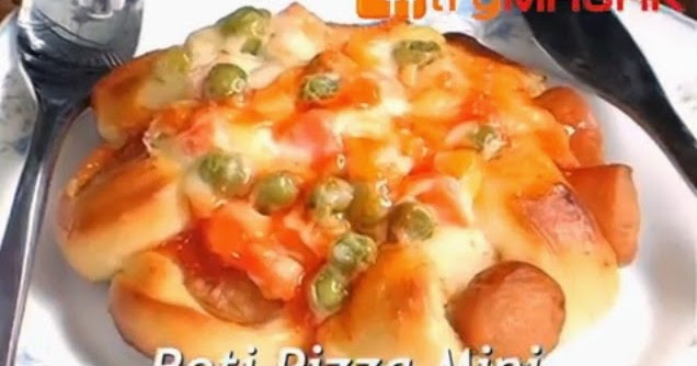 Cara Buat Roti Bun & Pizza: Roti Pizza Mini