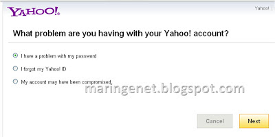 Solusi Lupa Password Email Yahoo