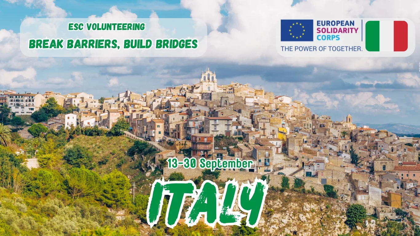 Break Barriers, Build Bridges | ESC Volunteering in Italy (Fully Funded)