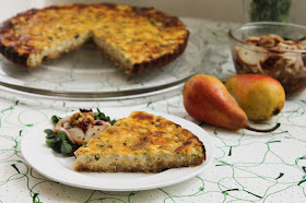 Food Lust People Love: This crunchy potato chip crust savory cheesecake makes a great main course for Sunday brunch or a light dinner.  It’s also pretty fabulous cold in a packed lunch the next day, if you are lucky enough to have leftovers.